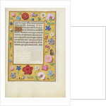 Decorated Text Page by Anonymous