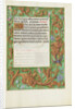 Decorated Text Page by Anonymous