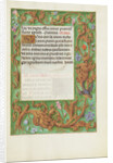 Decorated Text Page by Anonymous