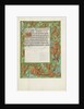 Decorated Text Page by Anonymous