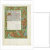 Decorated Text Page by Anonymous