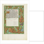 Decorated Text Page by Anonymous