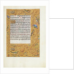 Decorated Text Page by Anonymous