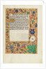 Decorated Text Page by Anonymous