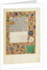Decorated Text Page by Anonymous