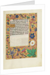Decorated Text Page by Anonymous