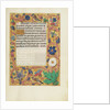 Decorated Text Page by Anonymous
