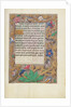 Decorated Text Page by Anonymous