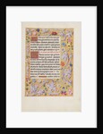 Decorated Text Page by Anonymous