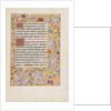 Decorated Text Page by Anonymous