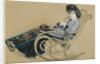 Young Woman in a Rocking Chair, study for the painting The Last Evening by Jacques Joseph Tissot