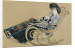 Young Woman in a Rocking Chair, study for the painting The Last Evening by Jacques Joseph Tissot