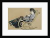 Young Woman in a Rocking Chair, study for the painting The Last Evening by Jacques Joseph Tissot