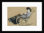 Young Woman in a Rocking Chair, study for the painting The Last Evening by Jacques Joseph Tissot