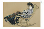 Young Woman in a Rocking Chair, study for the painting The Last Evening by Jacques Joseph Tissot