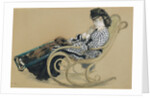 Young Woman in a Rocking Chair, study for the painting The Last Evening by Jacques Joseph Tissot