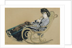 Young Woman in a Rocking Chair, study for the painting The Last Evening by Jacques Joseph Tissot