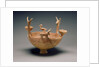 Red-Polished Ware Bowl with Modeled Figures by Anonymous