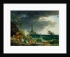 A Storm on a Mediterranean Coast by Claude-Joseph Vernet