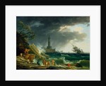 A Storm on a Mediterranean Coast by Claude-Joseph Vernet