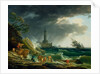 A Storm on a Mediterranean Coast by Claude-Joseph Vernet