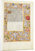Decorated Text Page by Anonymous