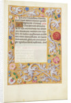 Decorated Text Page by Anonymous