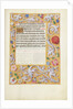 Decorated Text Page by Anonymous