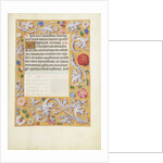 Decorated Text Page by Anonymous
