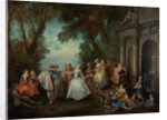Dance before a Fountain by Nicolas Lancret