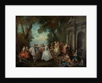 Dance before a Fountain by Nicolas Lancret