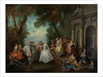 Dance before a Fountain by Nicolas Lancret