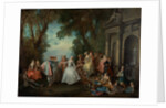 Dance before a Fountain by Nicolas Lancret