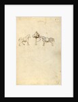 Two Horses by Fiore Furlan dei Liberi da Premariacco