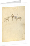 Two Horses by Fiore Furlan dei Liberi da Premariacco