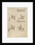Equestrian Combat with Lance and Sword by Fiore Furlan dei Liberi da Premariacco