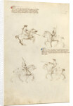 Equestrian Combat with Lance and Sword by Fiore Furlan dei Liberi da Premariacco