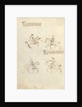 Equestrian Combat with Lance and Sword by Fiore Furlan dei Liberi da Premariacco