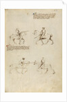 Equestrian Combat with Lance and Sword by Fiore Furlan dei Liberi da Premariacco