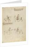 Equestrian Combat with Lance and Sword by Fiore Furlan dei Liberi da Premariacco