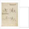 Equestrian Combat with Lance and Sword by Fiore Furlan dei Liberi da Premariacco