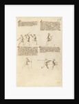 Combat with Sword, Staff, and Lance by Fiore Furlan dei Liberi da Premariacco