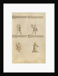 Four Allegorical Figures by Fiore Furlan dei Liberi da Premariacco