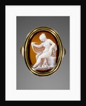 Cameo set into a ring Hermaphrodite by by Protarchos
