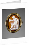 Cameo set into a ring Hermaphrodite by by Protarchos