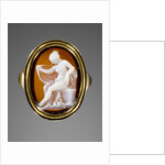 Cameo set into a ring Hermaphrodite by by Protarchos