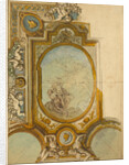 Studies for a Ceiling Decoration (recto), Studies for a Ceiling Decoration (verso) by Charles de La Fosse