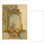 Studies for a Ceiling Decoration (recto), Studies for a Ceiling Decoration (verso) by Charles de La Fosse