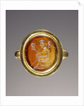 Engraved gem set into a ring by Anonymous