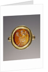 Engraved gem set into a ring by Anonymous